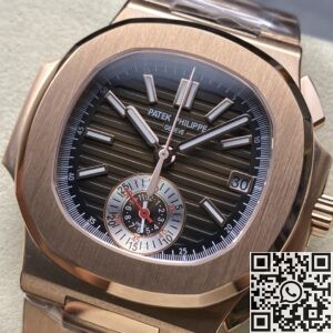 3k Factory Patek Philippe Nautilus 5980/1A-014: Perfect Fusion of Rose Gold and Stainless Steel