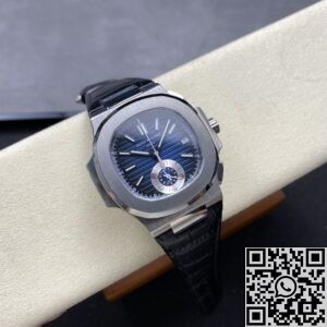 3K Factory Replicas Patek Philippe Nautilus 5980/1A-014 Black-blue Dial Black Belt: A Modern Masterpiece