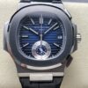 3K Factory Replicas Patek Philippe Nautilus 5980/1A-014 Black-blue Dial Black Belt: A Modern Masterpiece