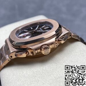 3k Factory Patek Philippe Nautilus 5980/1A-014: Perfect Fusion of Rose Gold and Stainless Steel