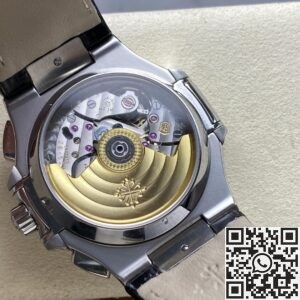 3K Factory Replicas Patek Philippe Nautilus 5980/1A-014 Black-blue Dial Black Belt: A Modern Masterpiece