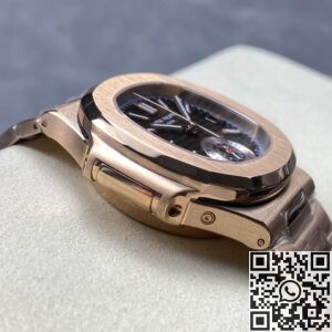 3k Factory Patek Philippe Nautilus 5980/1A-014: Perfect Fusion of Rose Gold and Stainless Steel